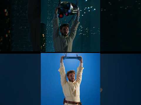 how I turned into Obi-Wan #behindthescene #shorts #starwars