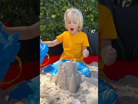 Chris makes a Sand box and plays with Sand