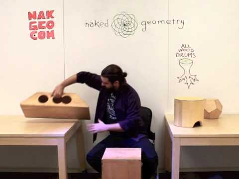 naked geometry all wood drum demonstration