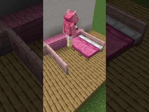 みんなで眠れるベッドの作り方【Minecraft】