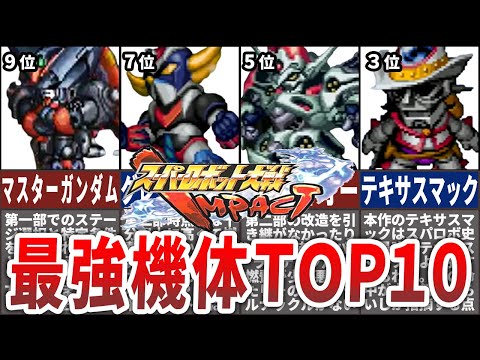 【TOP10】スーパーロボット大戦IMPACT最強機体ランキング