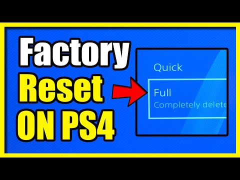 How to Factory Reset your PS4 before selling (Easy Tutorial)