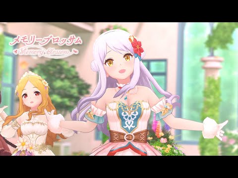 「デレステ」メモリーブロッサム (Game ver.) イヴ・サンタクロース、望月聖、クラリス、今井加奈、相原雪乃 SSR (Memory blossom)