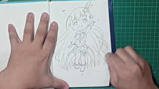 Let's Draw Tokino Sora | Hololive | Chibi | Timelapse #soraArt #Hololive #TokinoSora | Kloud Draw