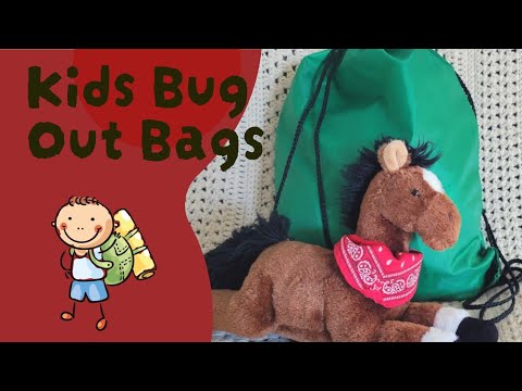 Children's Bug Out Bag Tour- Be Ready to Leave Home NOW!