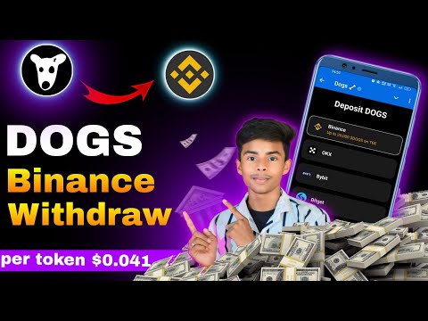 DOGS Airdrop WithdrawNOW Steps Directly in Bank Account|DOGS Withdrawal Kaise Kare|DOGS Binance Sell