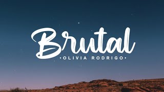 🔥 Olivia Rodrigo 🔥 Brutal 🔥 Lyrics Video | Lyrics Point