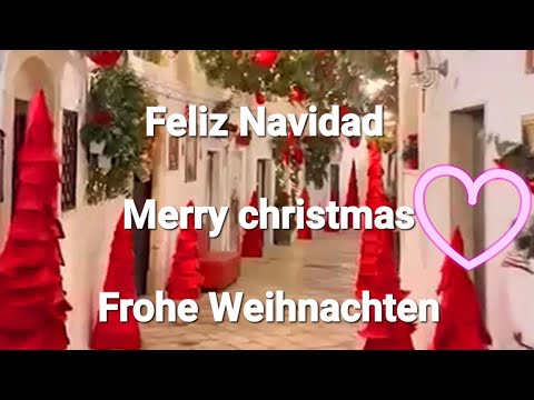 Merry Christmas ❤️ Frohe Weihnachten ❤️ Feliz Navidad ❤️