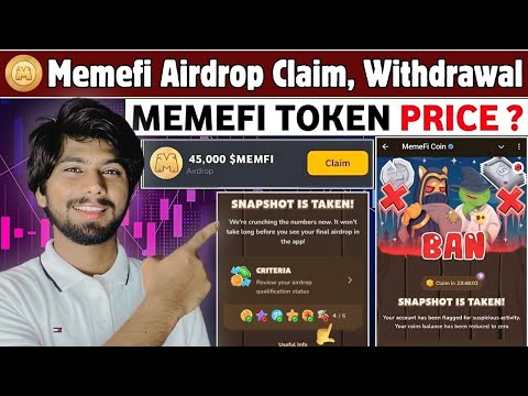 Memefi Airdrop withdrawal | Memefi price prediction, Memefi Airdrop claim