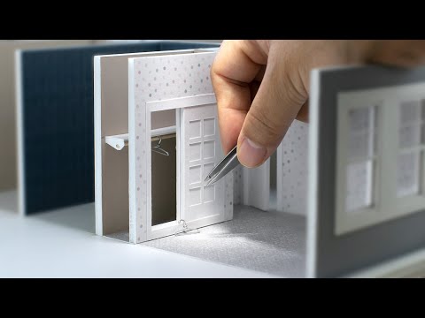 DIY Miniature Closet｜微缩衣橱