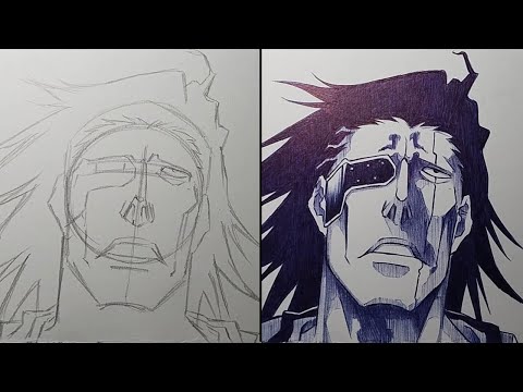 How To draw Zaraki Kenpachi Step By Step - [Bleach : Thousand Year Blood War]