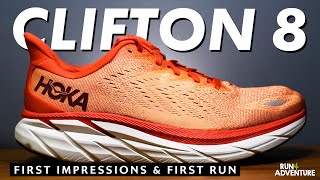 HOKA CLIFTON 8 First Impressions & First Run | Best Neutral Running Shoes | Run4Adventure