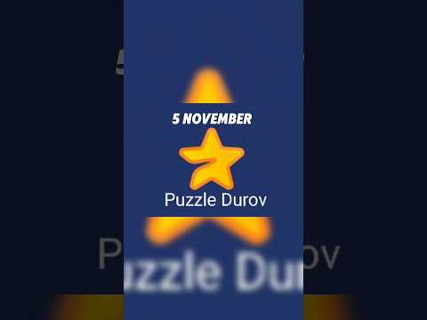 Mojor 5 November Puzzle durov | Major 5 November Combo | Today Puzzle durov