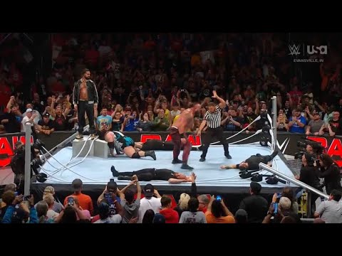 Seth Rollins Returns & attacks Bronson Reed  WWE Raw 9/30/24