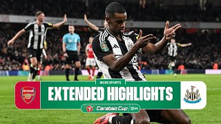 Arsenal vs. Newcastle United: Extended Highlights | Carabao Cup | CBS Sports Golazo