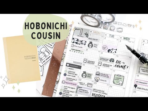 Breaking Into My 2022 Hobonichi Cousin Planner! | Monthly + Weekly Plan With Me