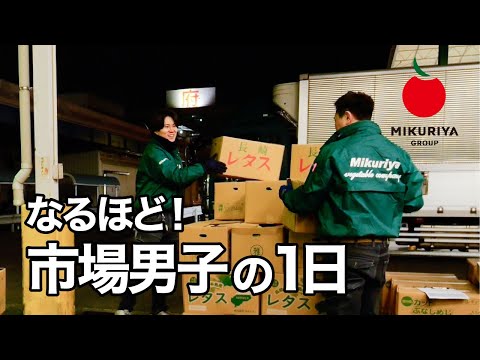 【新卒採用】市場男子の1日密着『市場での出勤から退勤まで大公開』