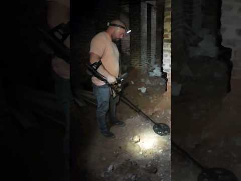 Exploring Dark Spooky Basement of 1880's Building With Our Metal Detectors! #metaldetecting