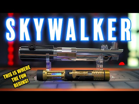 The Best Star Wars Anakin Skywalker Neopixel Lightsaber Yet! (NSABERS)