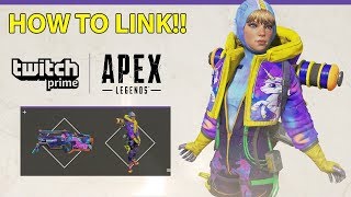 Apex Legends TWITCH PRIME LOOT! **How to link accounts**