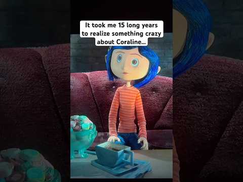 How did I miss this?? 😱😱😱 #coraline #halloween #shorts