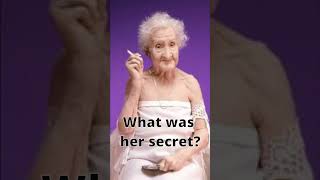 How did Jeanne Calment live to 122? #longevity #shorts #jeannecalment #antiaging