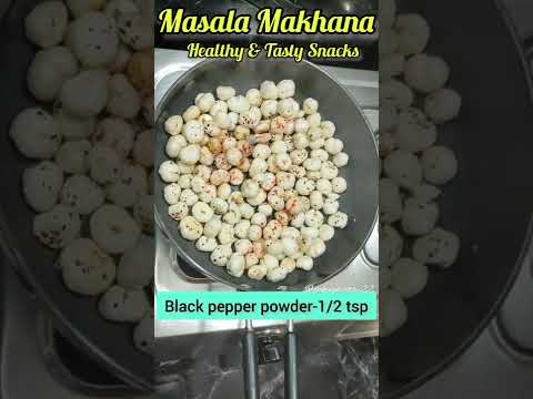 Masala makhana recipe| Roasted makhana chaat recipe|#shorts #youtubeshorts #cookinghealthy22