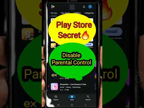 How to Disable Parental Controls on Your Smartphone Easily #shorts