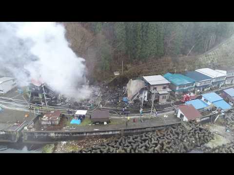 2018年12月6日（木）三厩第二出動建物火災　空撮