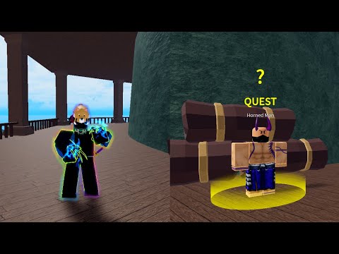 [Blox Fruits] How to Get Rainbow Haki / Horned Man's Quest