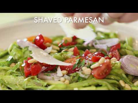 How to Make a Shaved Asparagus Cherubs® Tomato Salad