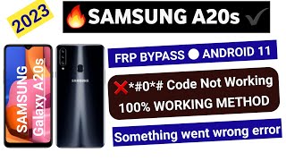 Samsung A20s Frp Bypass Android 11 || Samsung A20s Google Account Bypass 2023 || A20s Frp Unlock