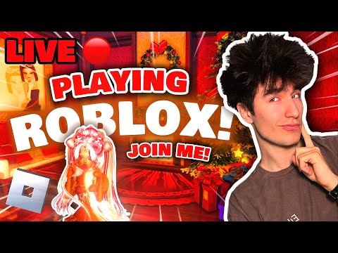 🛑LIVE! Playing ROBLOX! JOIN ME!