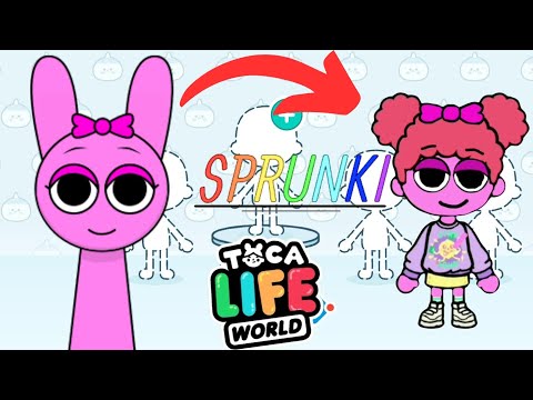 SPRUNKI:PINKI in TOCA BOCA / incredibox - sprunki mix: fun time