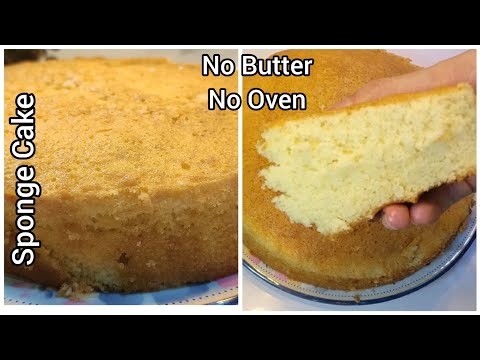 Simple Sponge Cake Recipe| Sponge Cake Recipe Without Oven