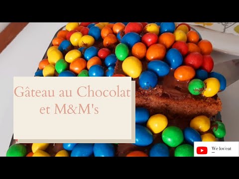 MA CENTIEME VIDEO😱: GATEAU AU CHOCOLAT ET M&M's🧡