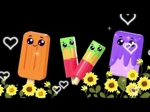 High Contrast Baby Sensory Video | Dancing Fruits & Veggies | Fall Animation for Toddlers