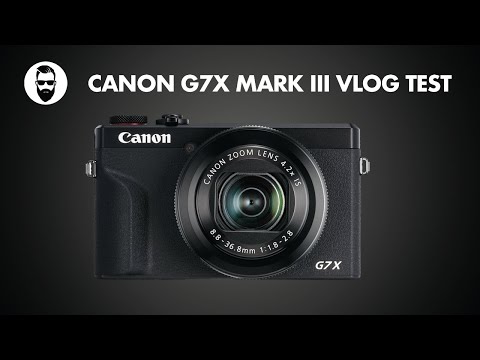 Canon G7X mark iii vlog test - 4K