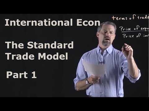 International Economics: The Standard Trade Model: Part 1