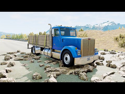 Mobil vs Rock #8 - BeamNG Drive