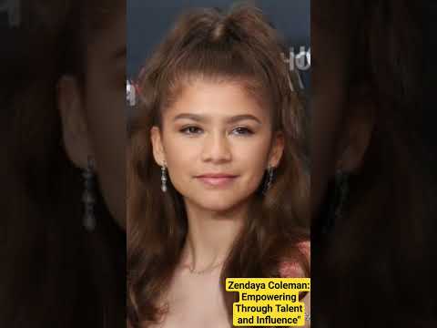 Zendaya Coleman: Empowering Through Talent and Influence