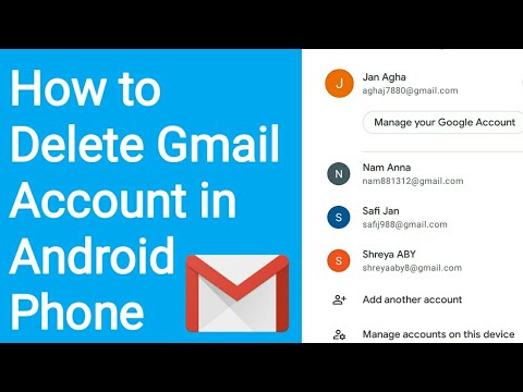 How to Delete Gmail Account in Android Phone: 2022