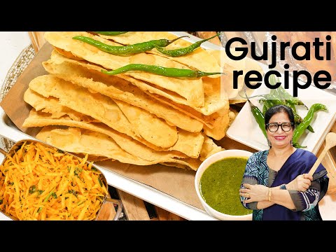 सही माप और परफेक्ट ट्रिक से बनाएं बाजार जैसा फाफड़ा और संभारा Gujarati Fafda Recipe | Sambharo