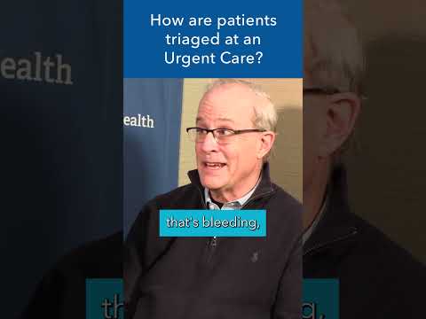 How are patients triaged at an Urgent Care #shorts