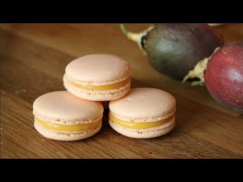 Passion Fruit Macarons | sweetco0kiepie