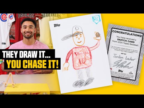 MLB Superstars draw their own 1 of 1 baseball cards