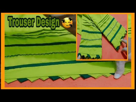 Capris Latest Trouser Design || Easy and Simple Trouser Design cutting and Stitching