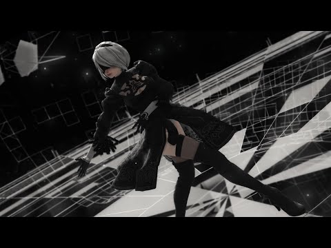 MMD】J'y Suis Jamais Alle - 2B 【NieR：Automata】