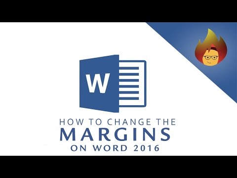 How to change the MARGINS on Word | MICROSOFT WORD 2016