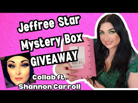 Jeffree Star Cosmetics Secret Mystery Box 2024 Collab w @ShannonCarroll49rs Giveaway Look Storytime